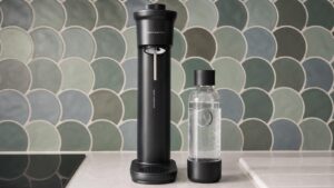 Machine à eau gazeuse Grohe Blue Fizz Premium avec sa bouteille