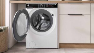 Lave-linge hublot connecté Hoover H-WASH 500 Professional blanc 9 kg en promotion sur Amazon pour les French Days.