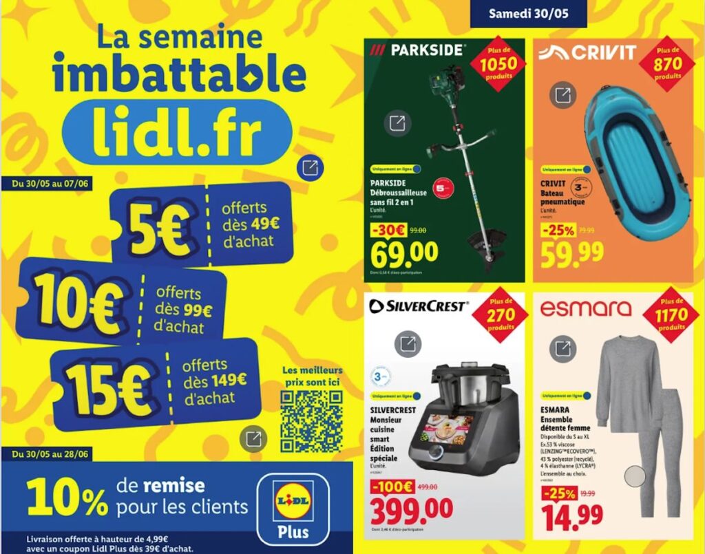 Lidl Semaine Imbattable du 30 mai au 7 juin 2026