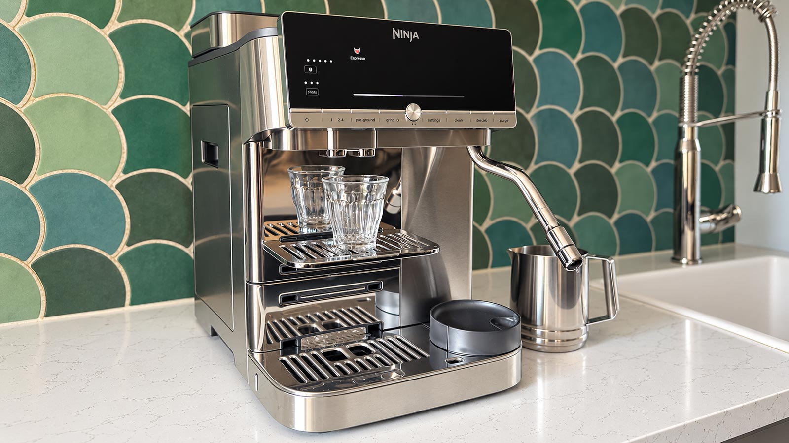 Interface de la Ninja Auto Barista Pro