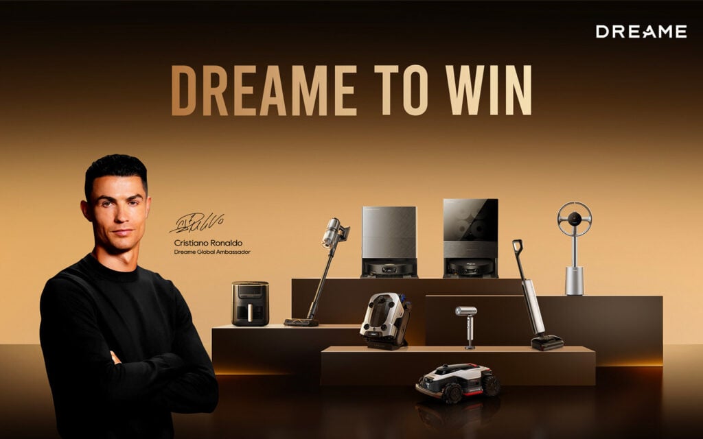 Cristiano Ronaldo devient ambassadeur de la marque Dreame