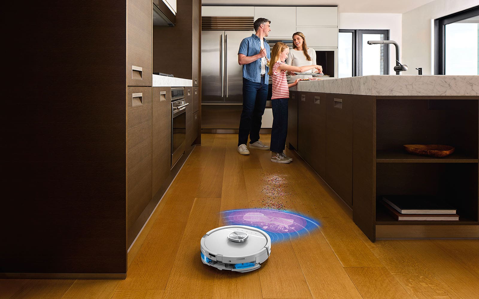 L'aspirateur robot Shark PowerDetect UV Reveal