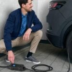 Recharge d’une voiture électrique avec le chargeur mobile Ultimate Speed Type 2