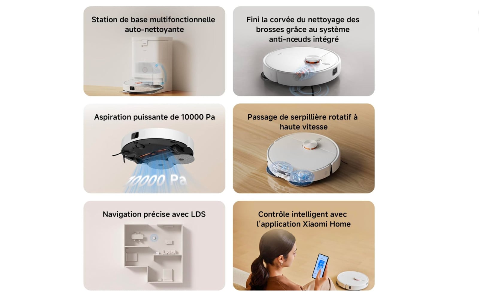 Aspirateur robot Xiaomi H50
