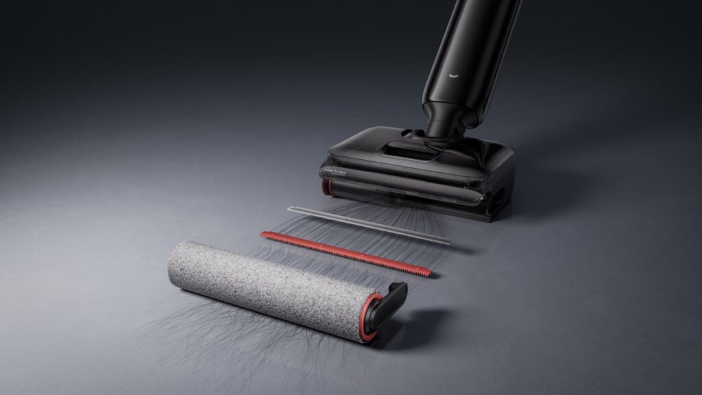 Système anti-emmêlement intégré dans la tête de lavage du Dreame T12 Pro