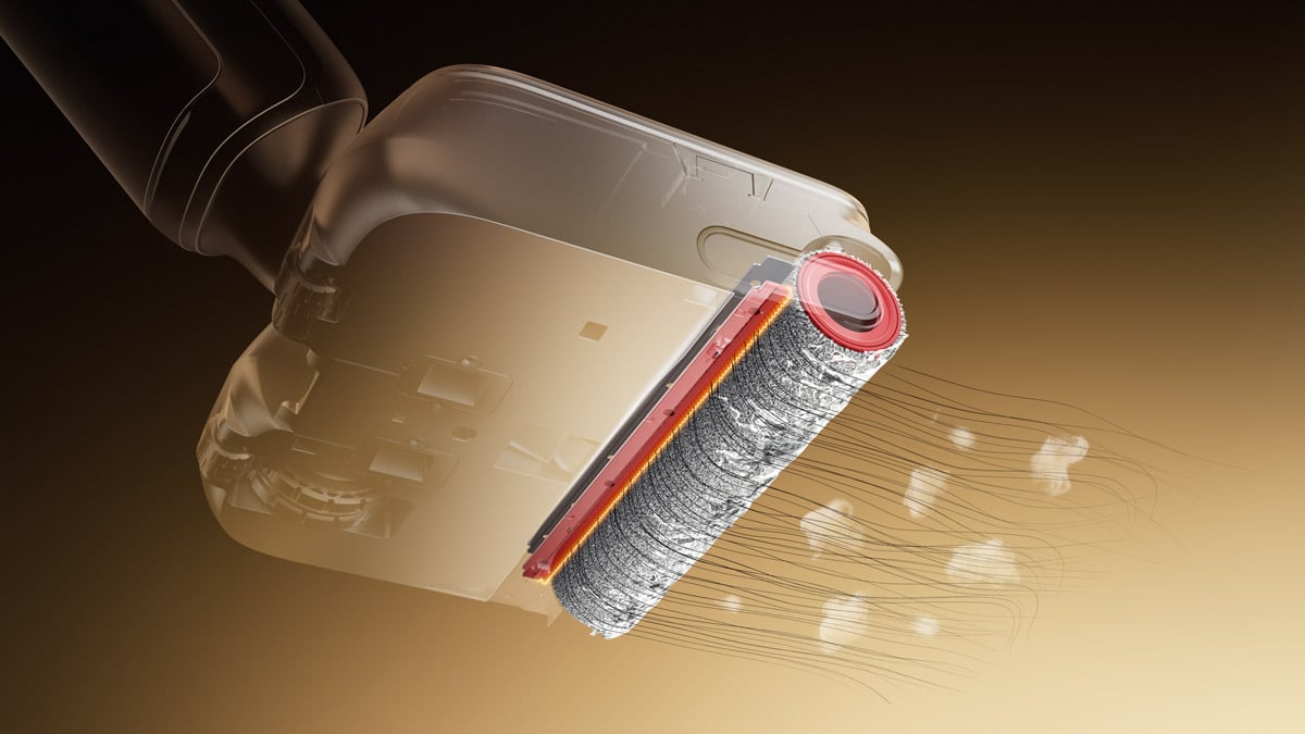 Système anti-emmêlement du Dreame T15 Pro Heat