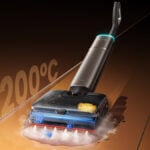 Nettoyage vapeur à 200 °C avec le Dreame T16 Pro Steam