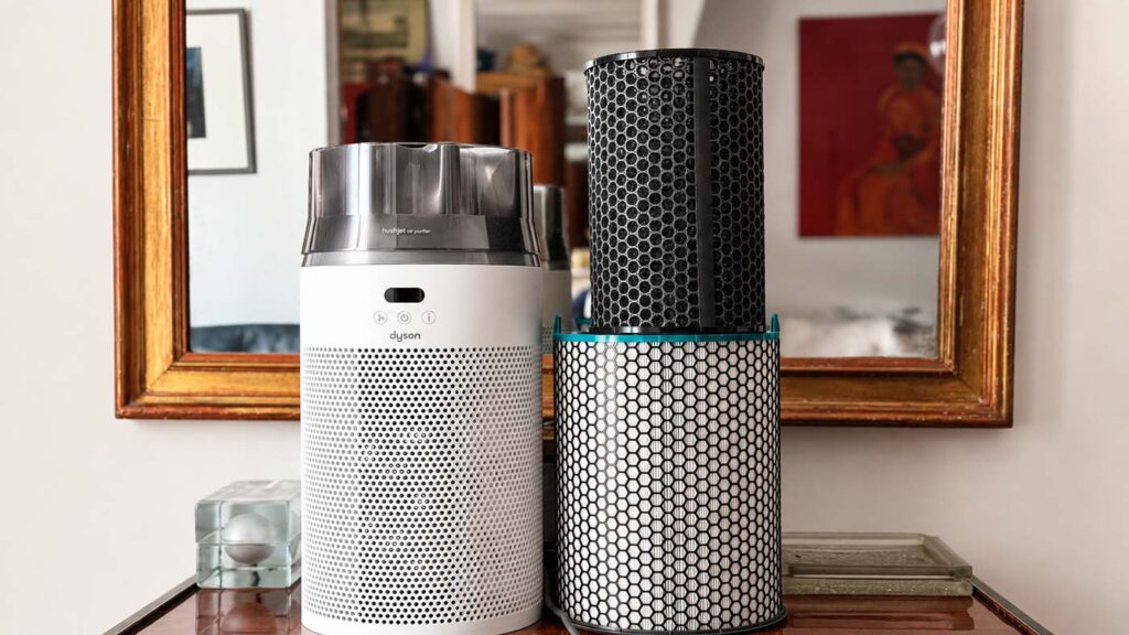 Purificateur d’air Dyson avec ses filtres de remplacement