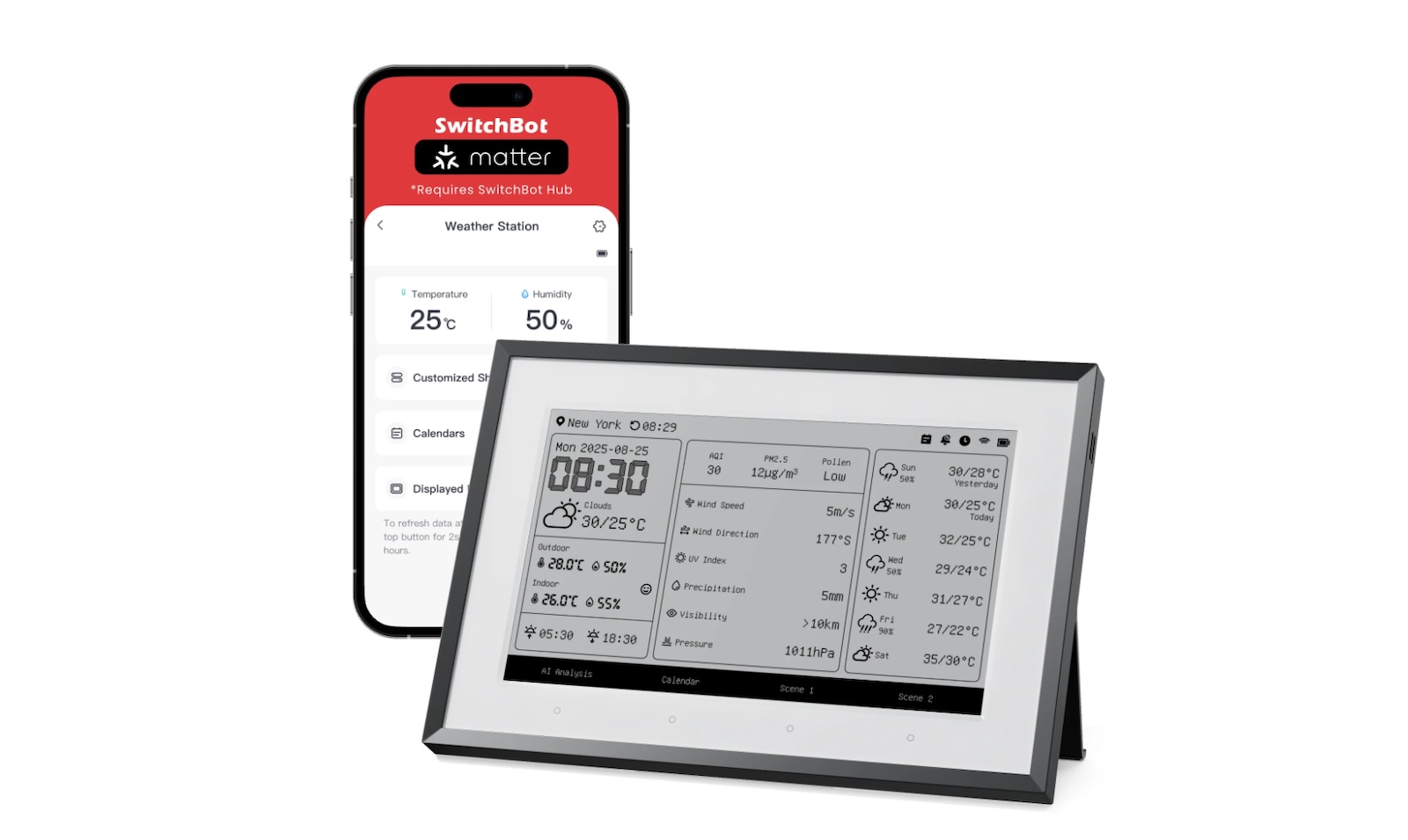 SwitchBot Station Meteo