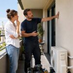 Installation d’une climatisation sur un balcon d’appartement