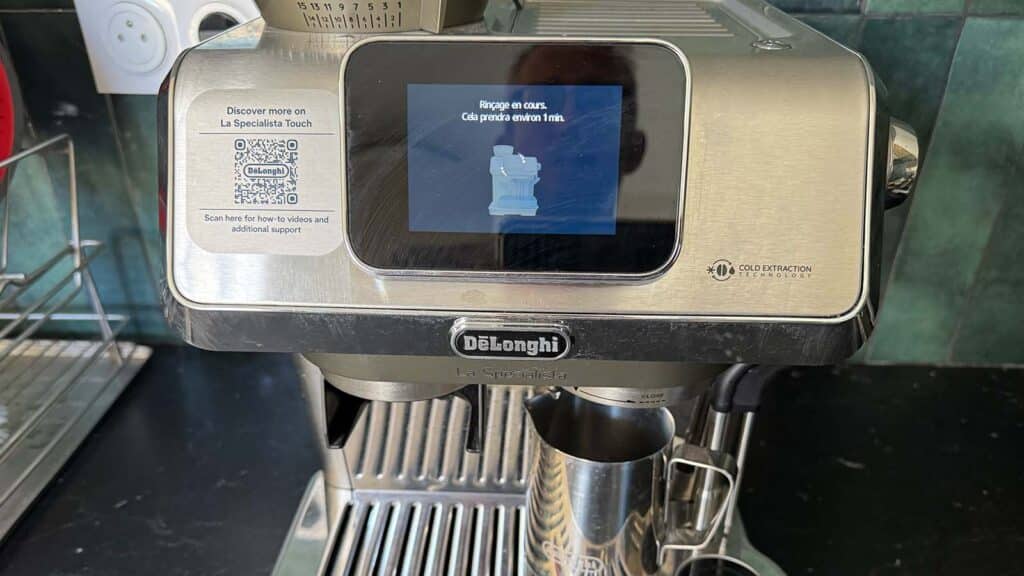 Delonghi Specialista Touch Menu Technique © Labo Maison