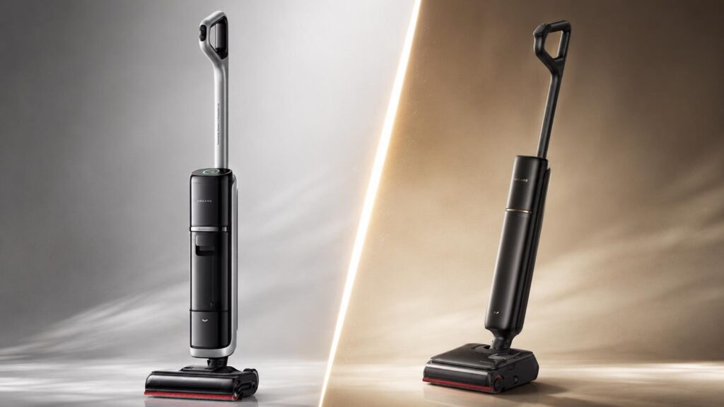 Comparatif entre les aspirateurs laveurs Dreame T16 Pro Heat et Dreame H15 Pro Heat