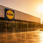 Un magasin Lidl sous la canicule - image générée par ChatGPT