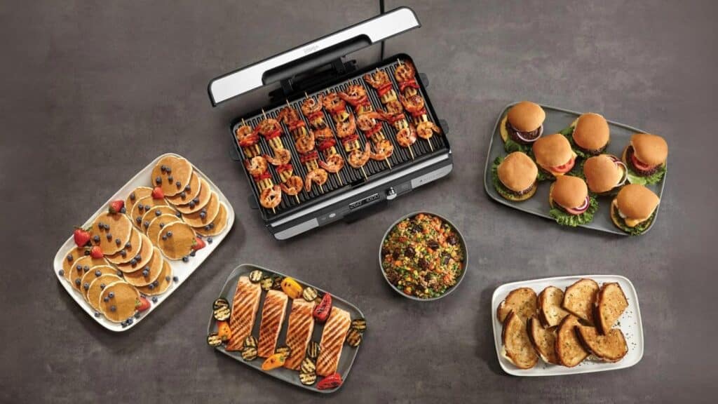 Accessoires fournis avec la plancha Ninja Sizzle Pro XL