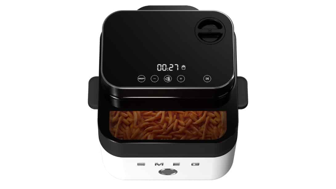 L'écran de contrôle du airfryer Smeg AFC01