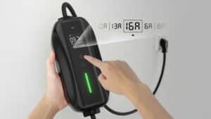 Réglage de l’intensité du chargeur dé Type 2 de 6 à 16 A