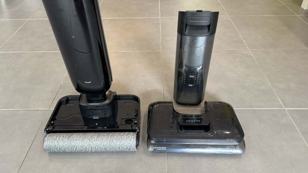 Réservoirs d’eau propre et d’eau sale du Dreame T12 Pro retirés