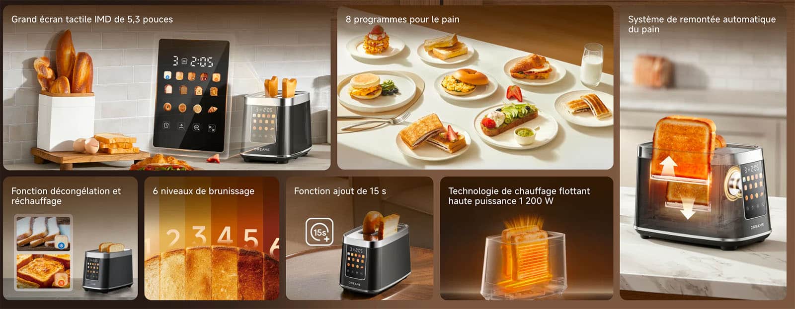 Grille-pain Dreame ToastControl