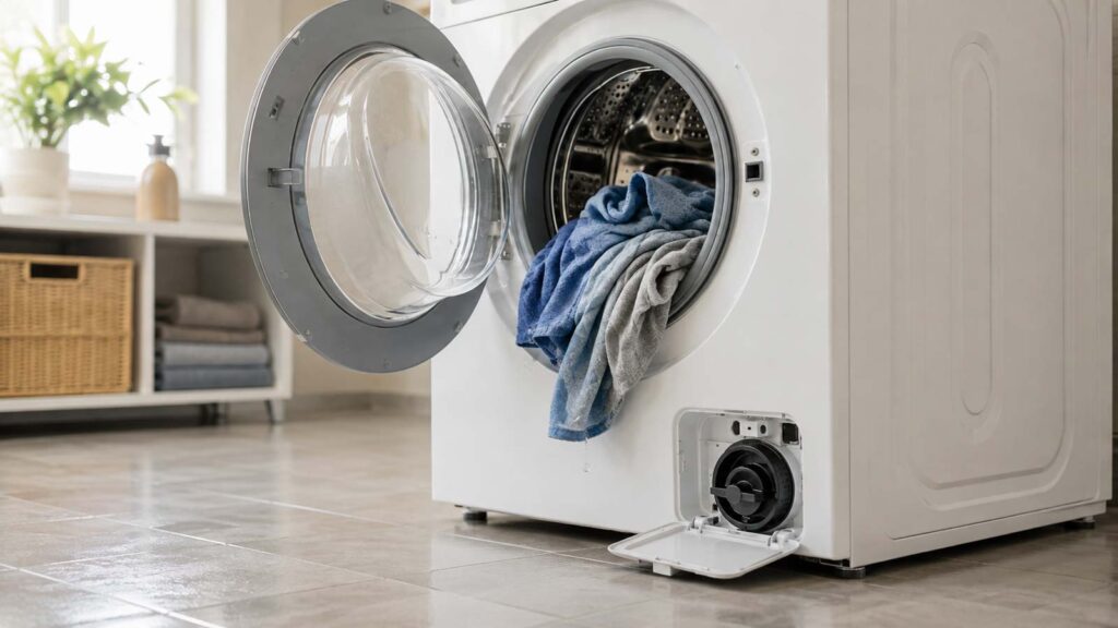 Filtre de vidange d’un lave-linge