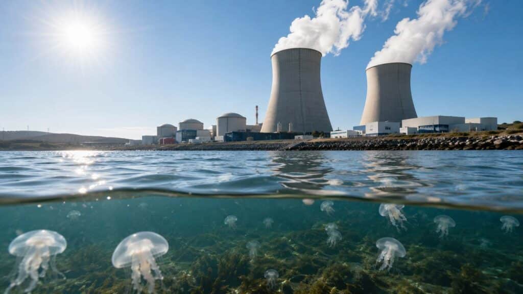 Centrale nucléaire touchée par la canicule et les méduses