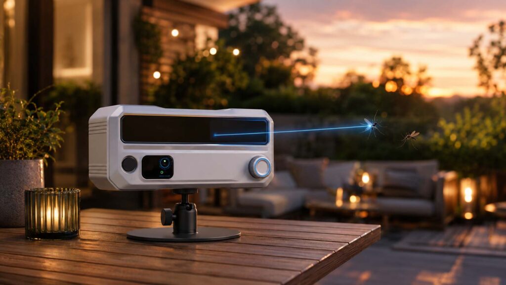 Laser Photon Matrix visant des moustiques