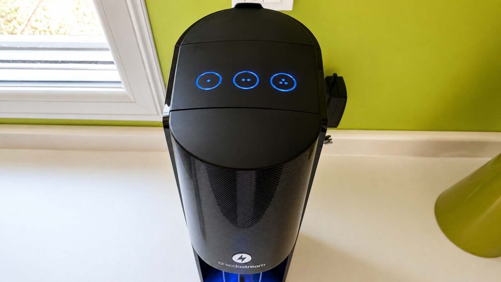 SodaStream E-Terra et ses trois niveaux de gazéification