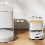 Comparaison entre un robot aspirateur standard et le SwitchBot K11+ compact