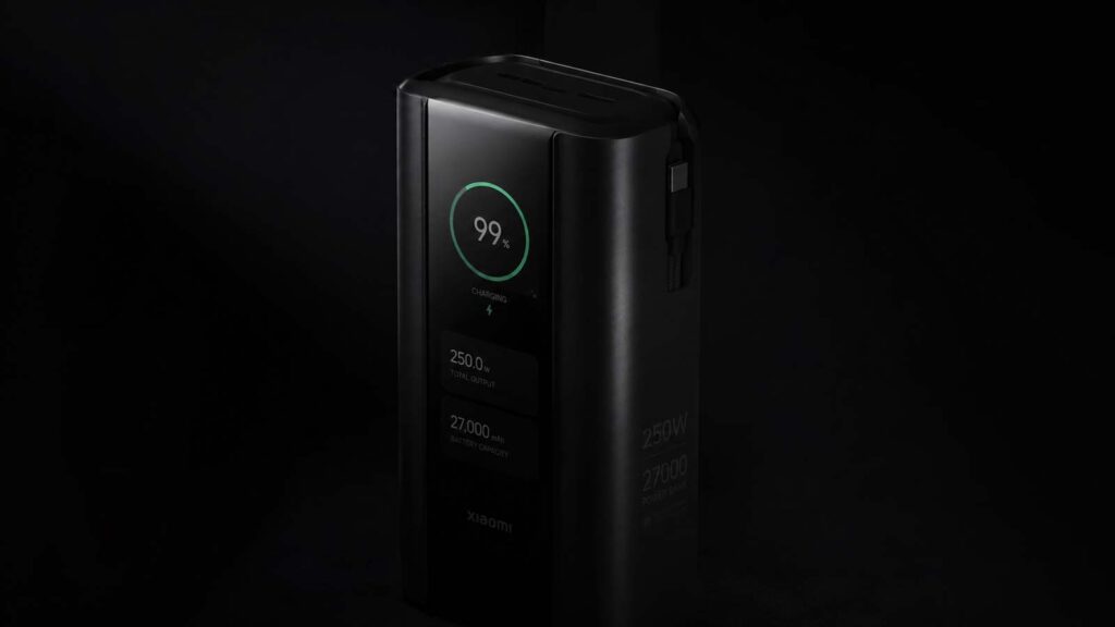 Illustration conceptuelle de la future batterie externe Xiaomi P25