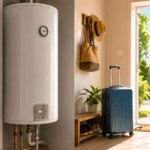 Chauffe-eau électrique dans une maison avant un départ en vacances