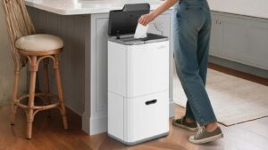 Poubelle de tri mVm 63 L en promotion chez Amazon
