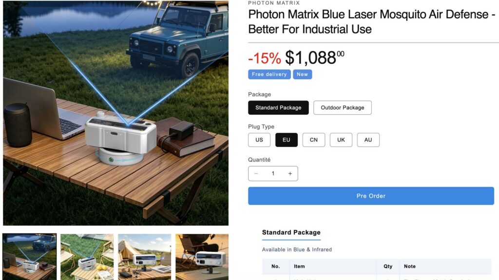 Photon Matrix en précommande à 1088 dollars