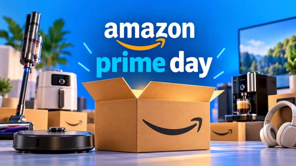 Amazon Prime Day avec colis et appareils pour la maison