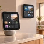 Apple Home Hub imaginé par l'IA à partir de la description faite par Bloomberg
