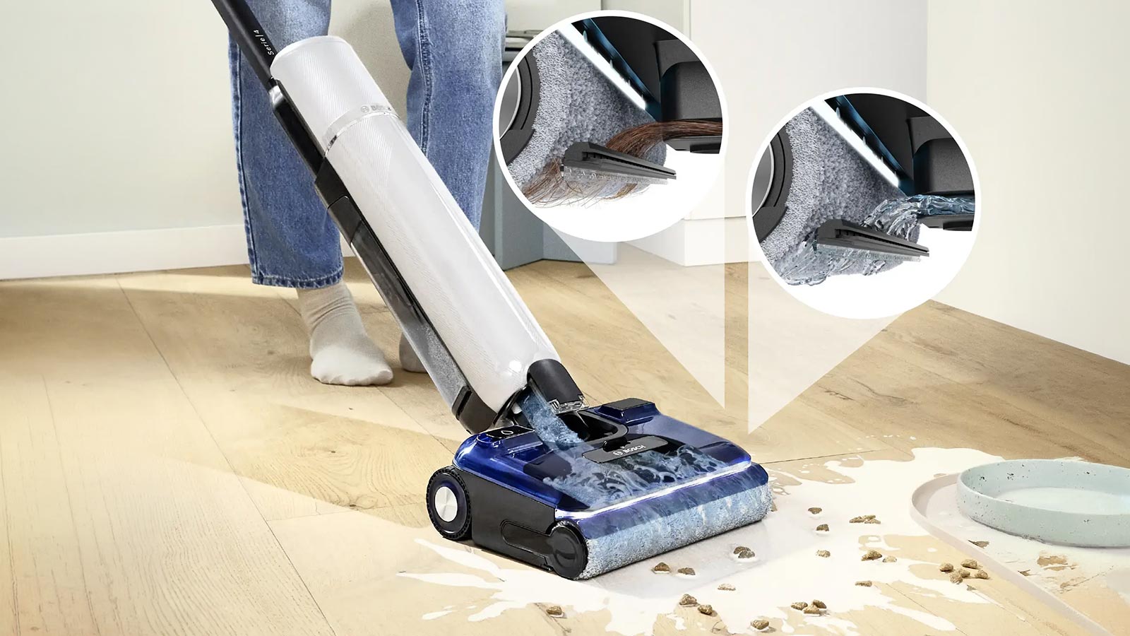 Technologie MicroClean du Bosch OneFlow Série 4