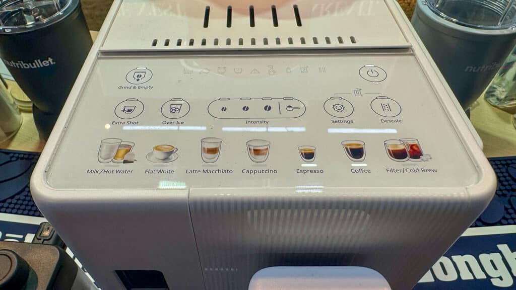 L'interface de la Delonghi Rivelia Start © Labo Maison