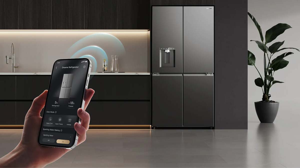 Réfrigérateur Dreame FizzFresh connecté à l’application Dreamehome