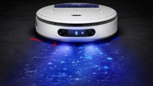 Dyson Nurovi détectant une tache avec les UV