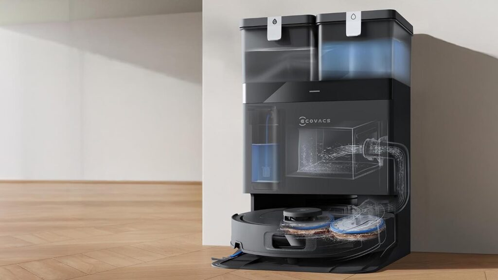 Ecovacs Deebot T30C Omni Gen 2 avec sa station Omni