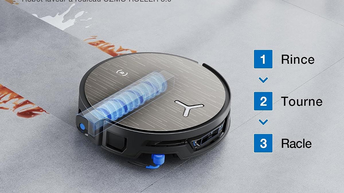 Rouleau OZMO Roller 3.0 du Ecovacs Deebot X12S