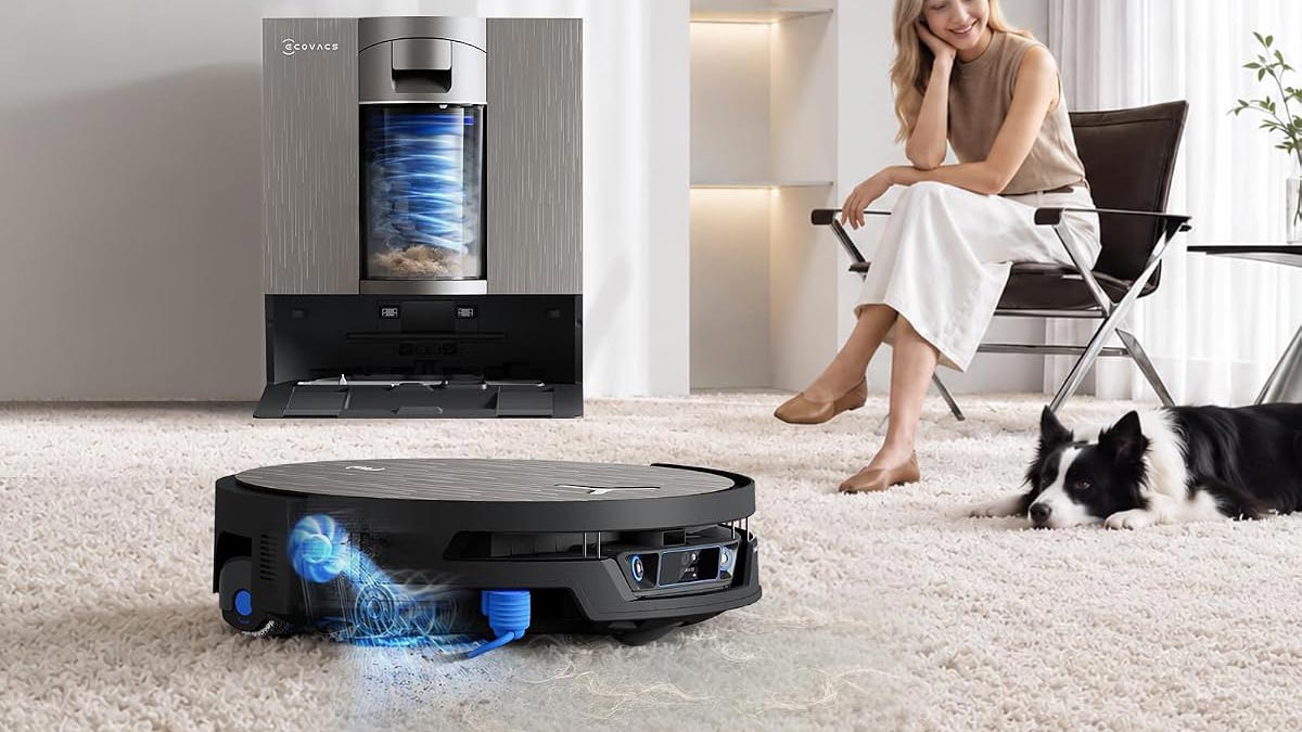 Station sans sac du Ecovacs Deebot X12S OmniCyclone