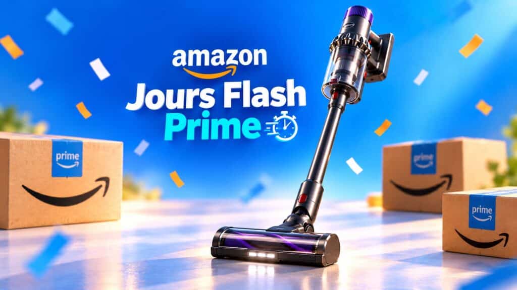 Aspirateur balai sans fil pendant les Jours Flash Prime Amazon