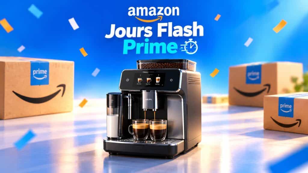 Machine à café à grain pendant les Jours Flash Prime Amazon