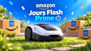 Robot tondeuse pendant les Jours Flash Prime Amazon