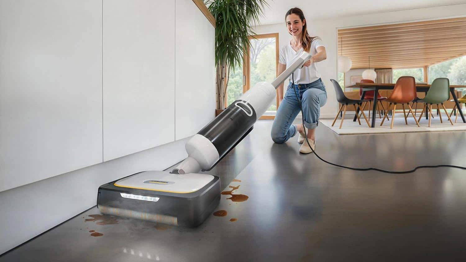 Kärcher SCV 4 Steam Vac d’une puissance de 1600 W