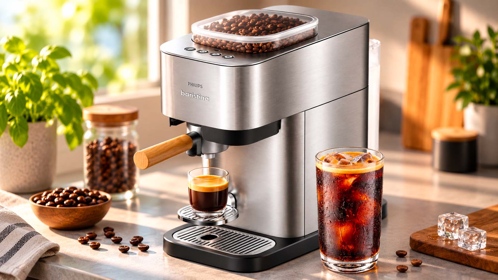 Machine à café à grain Philips Baristina Plus