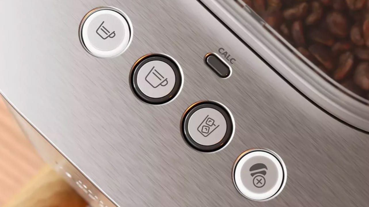 Les 4 boutons de la machine Baristina Plus