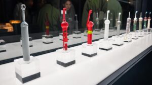 Prototypes de la Dyson CameraJet pendant son développement