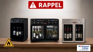 Distributeurs de vin La Sommelière rappelés