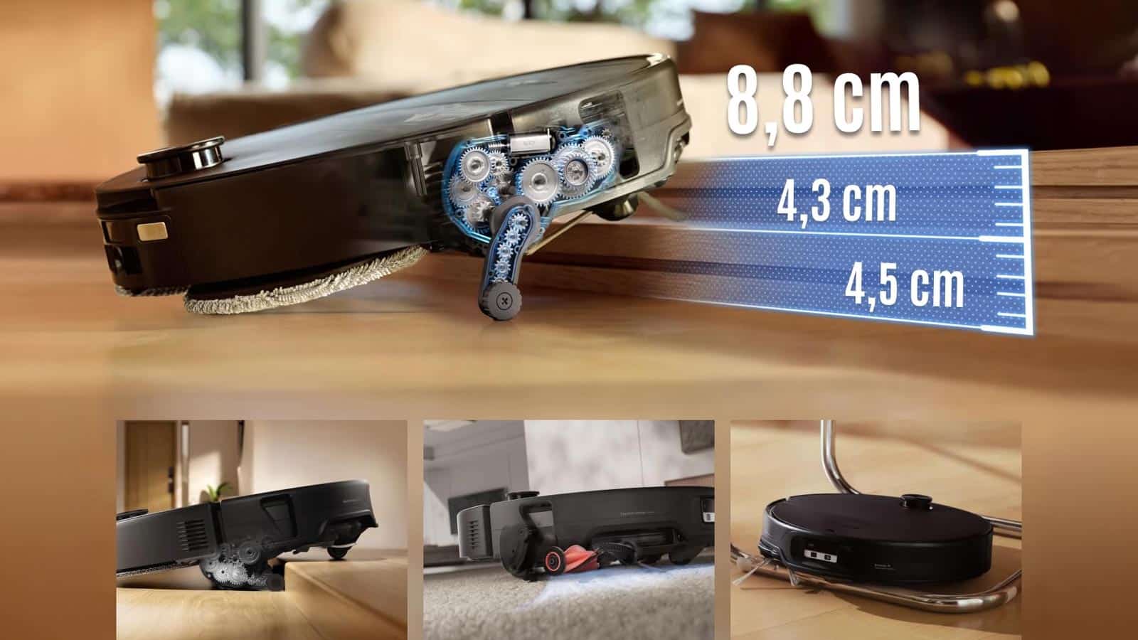 Châssis AdaptiLift 3.0 du Roborock Saros 20 Neo