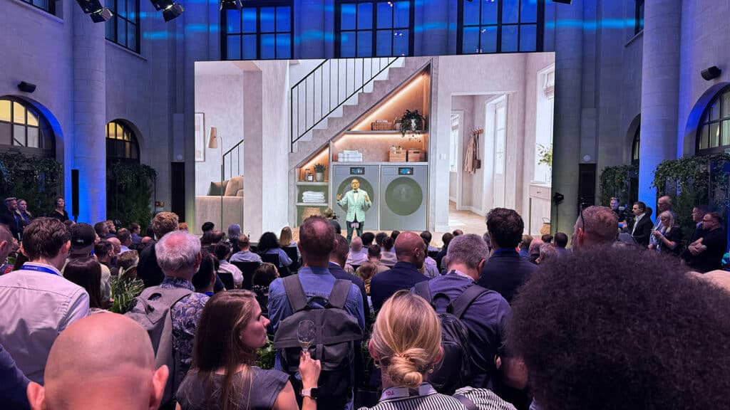 La Conférence de presse de Samsung dans le centre ville de Berlin, avant l'IFA © Labo Maison